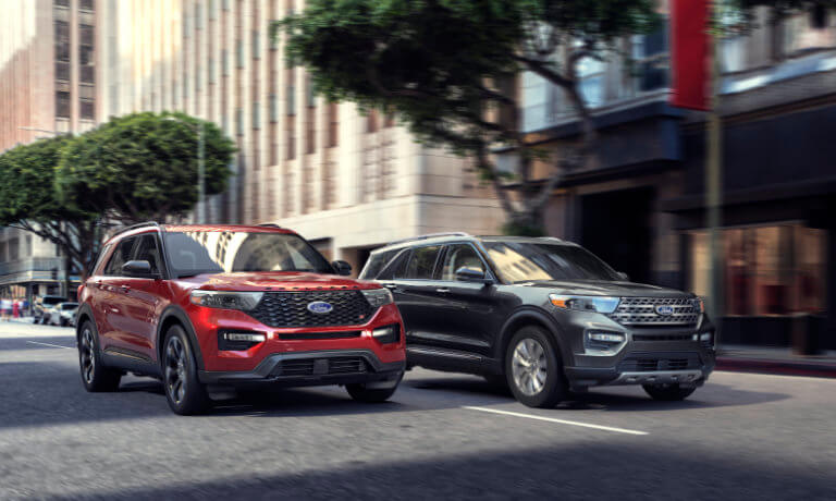 Ford Explorer Exterior Two Side By Side
