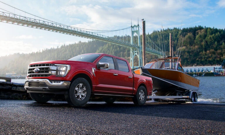 2023 Ford F150 Exterior Towing Boat